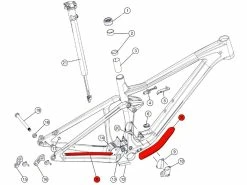 BMC Protections Tube Diagonal + Chaîne Speedfox Agonist 301199 -VTT Soldes Magasin bmc protections tube diagonal chaine speedfox agonist 301199 1