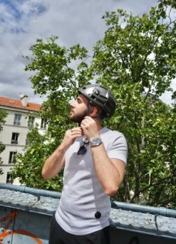 Casque Pliable Vélo Ville Plixi Fit - Overade -VTT Soldes Magasin casque pliable velo ville plixi fit overade 2